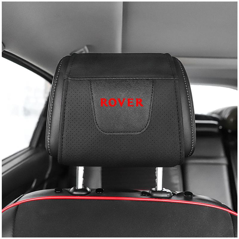 

Car Seat Covers 1pc Headrest Protector Cover For Rover 200 25 400 45 75 CDV Cityrover Mini Streetwise Pu Leather Interior Storage Bag
