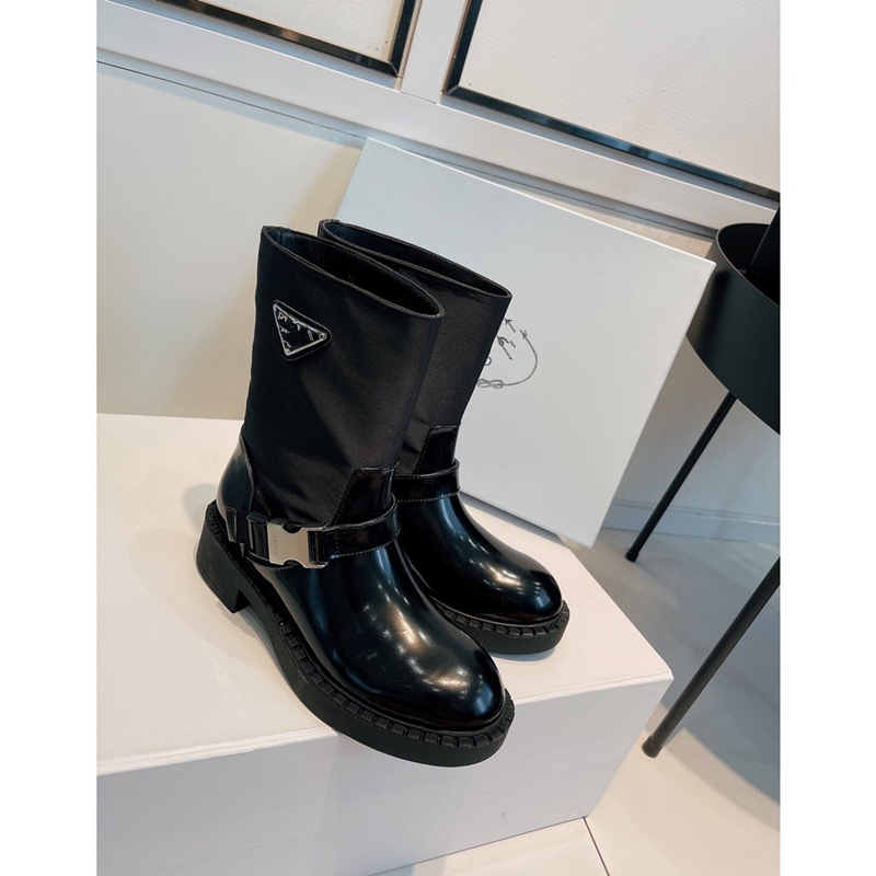 

2021 Designer Men Women Designers Rois Boots Ankle Martin Boot Pocket Black Bootss Nylon Military Shoes Inspired Combat With Box Size 35-42