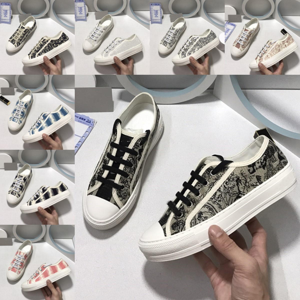 

2021 Classics Sell Well High Quality Women shoes Espadrilles Sneakers printing Walk Sneaker Embroidery canvas Low Platform Girls By shoe, I need look other product