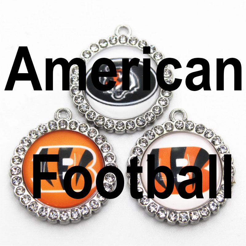 

Football Cincinnati Dangle Charms Mix Style DIY Pendant Bracelet Necklace Earrings Jewelry Making Accessories
