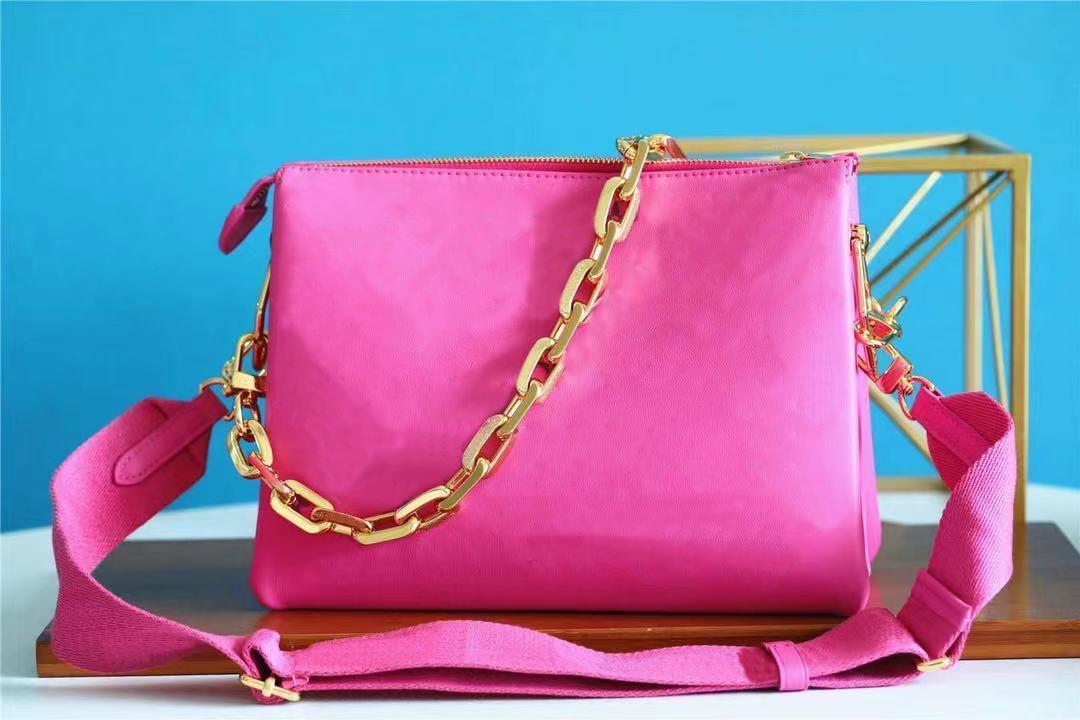 

M58628 M58626 Coussin Pm Handbag Chain Bag Embossed Puffy Leather Clutch Crossbody Pillow Baguette Underarm Purse Tote Pochette Sheep Skin, M57790 gold