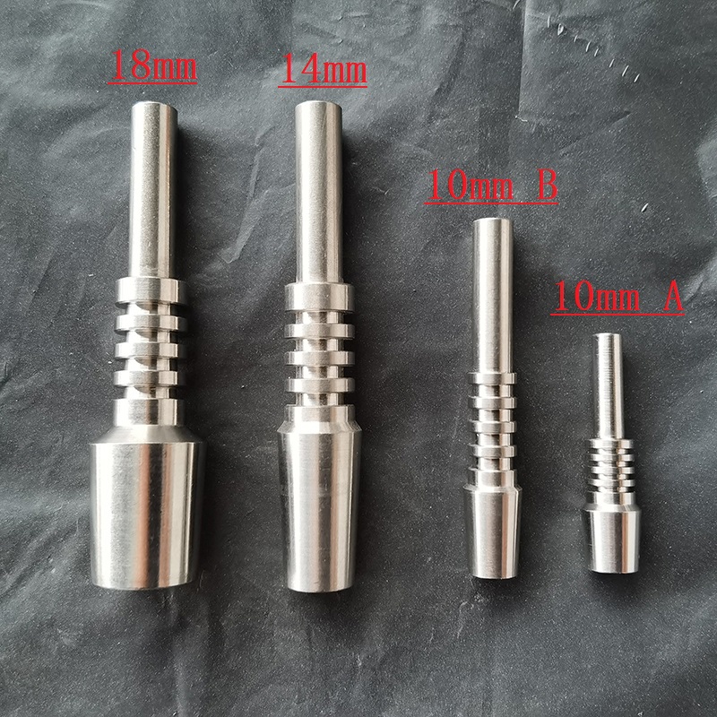 

High Quality Titanium Tip NC Kit Accessories 10mm 14mm 18mm GR2 Inverted Nail Grade 2 For Dab Rig Glass Bong Water Pipe Wholesale