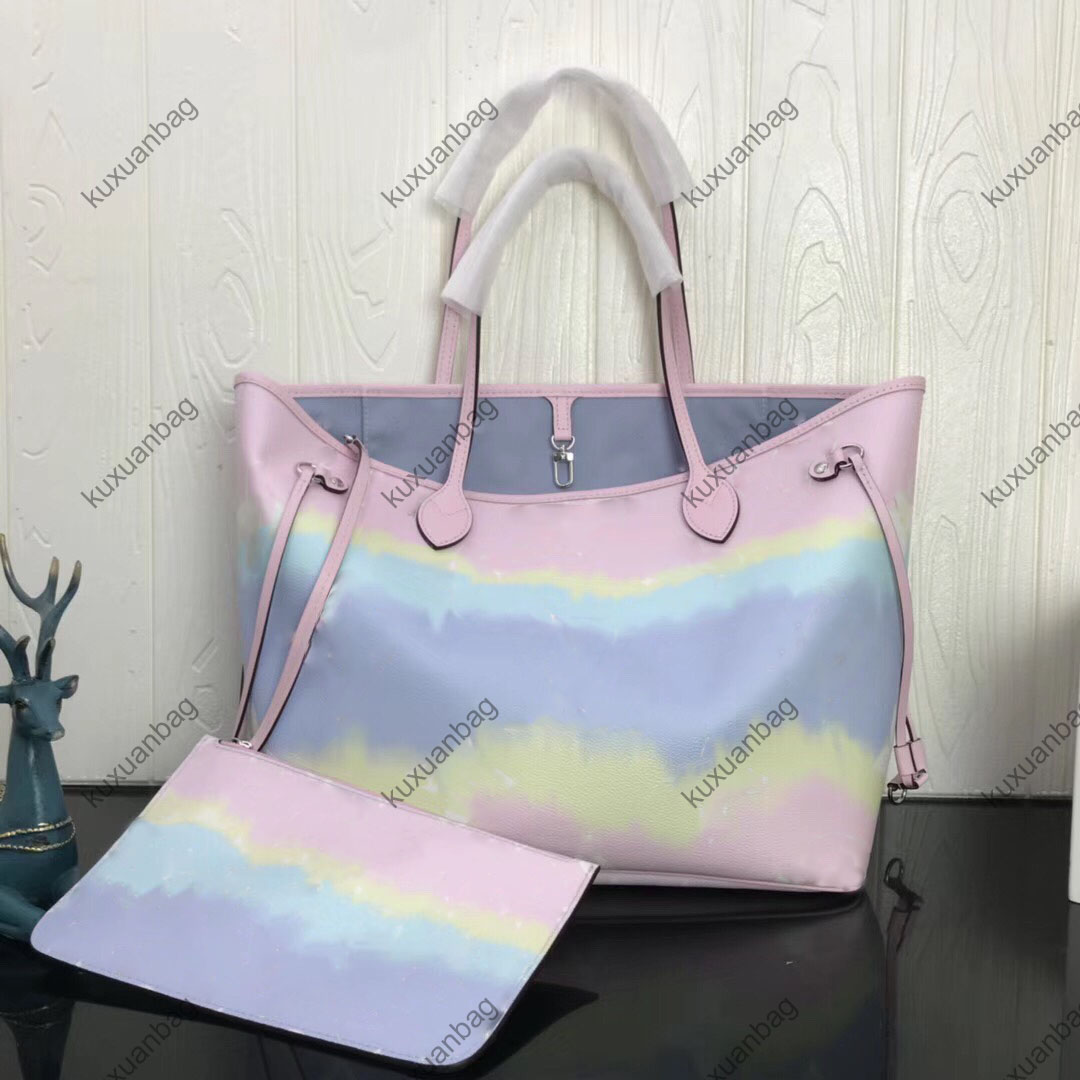 

Luxurys Designers Bags Small, stylish and classic city handbag with double handle inside zipper pocket, Sky blue