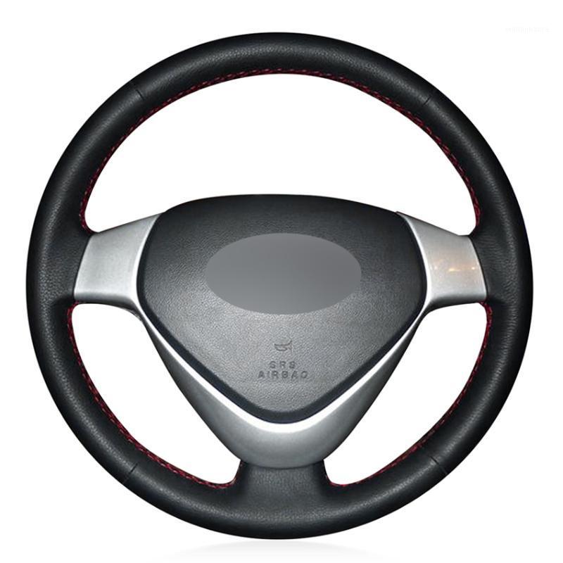 

Steering Wheel Covers Black PU Faux Leather Hand Sewing Car Cover For Chery V5 Eastart 2006 2007 2008 2009 Cross