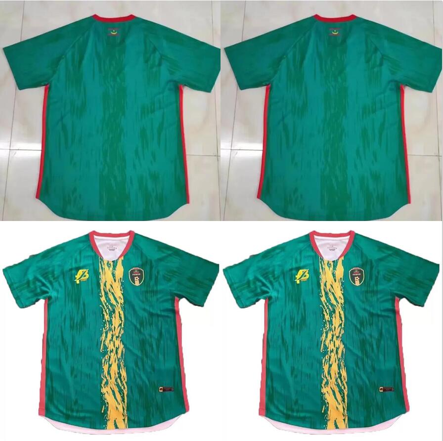

2021 2022 Mauritania soccer jerseys 21 22 Guessouma Fofana N'Diaye Harouna Abou Demba football shirts, Green