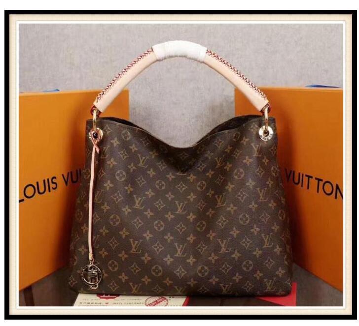 

2-6 Luxurys bags Messenger Women Totes Fashion LOUIS Bag VITTON Vintage printing Shoulder classic crossbody bag Vitton 1688, Red;black