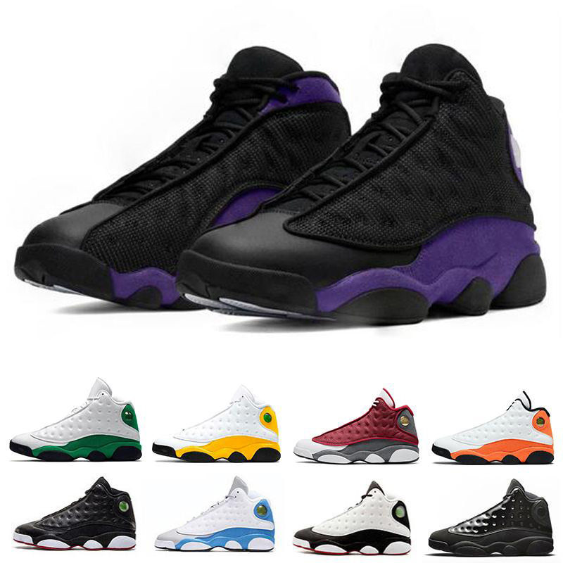 

Jumpman Court Purple 13 13s mens basketball shoes High Quality Dark Powder Blue Red flint bred Starfish Gold Glitter Del Sol men outdoor trainers sports sneakers 40-47, Pay for box