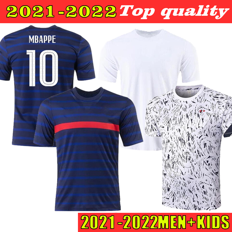 

Euro 2021 cup MBAPPE GRIEZMANN FRANCE soccer jersey POGBA GIROUD KANTE Maillot de foot equipe Maillots football shirt uniforms la 2022 men + kids kit, Black;yellow