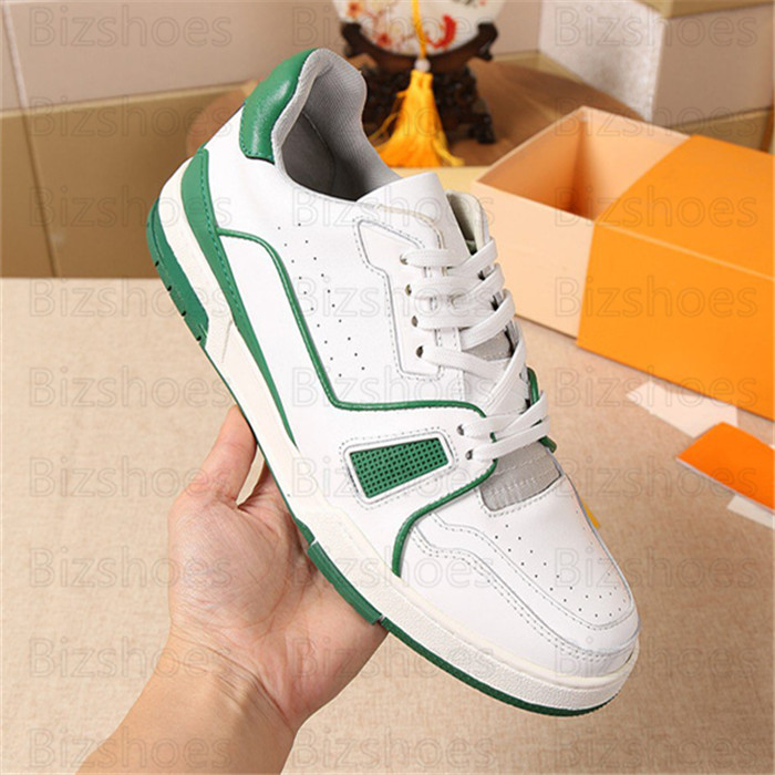

Designer Shoe Trainer Vintage Basketball Sneakers White Calf Leather Designer Signatures #54 Lace Up Classic Casual Sports Trainers Run Away Runner Running Shoes, 01
