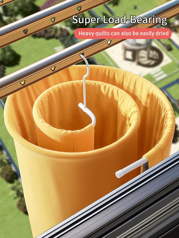 

Quilt Sheets Hanger Cover Drying Hook Design Blanket Outdoor Home Indoor Clothes Rack Hangers & Racks