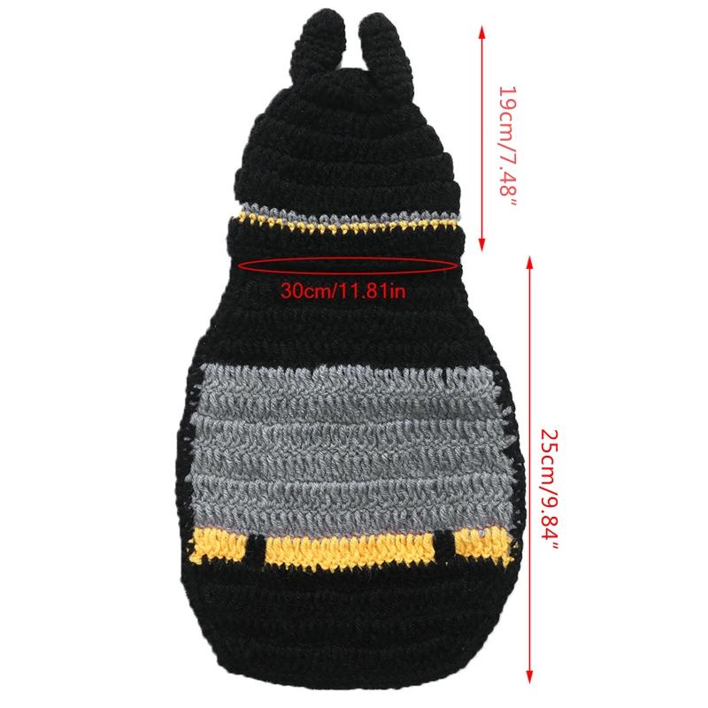 

Clothing Sets L21F Born Baby Girls Boys Crochet Knit Costume Po Pography Props Outfits, White