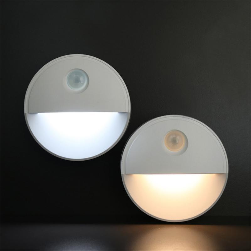 

Night Lights Human Body Induction Lamp Light LED Nightlight With Motion Sensor Living Room Staircase Corridor Bedroom 0-5w Dry Battery