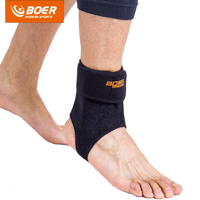 

Ankle Support 1 Pcs Sport Elastic High Protect Sports Equipment Safety Badminton Basketball Football Brace, Black