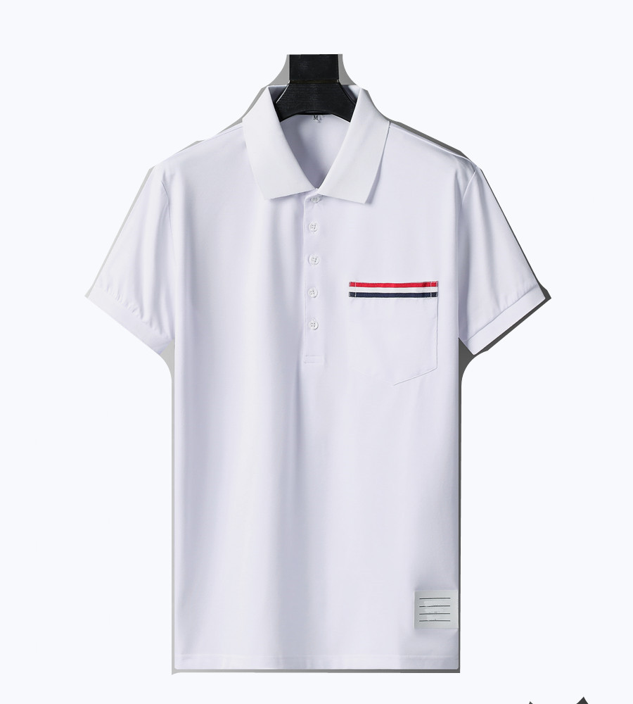 

2021 Designer Brand polo shirt Mens luxury t shirts polos floral embroidery High street famous print men poloshirts#M-3XLHSC40, Black