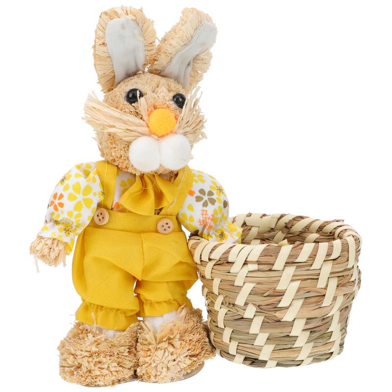 

Gift Wrap Hand Woven Model Adorn Basket Ornament Easter Snack Storage