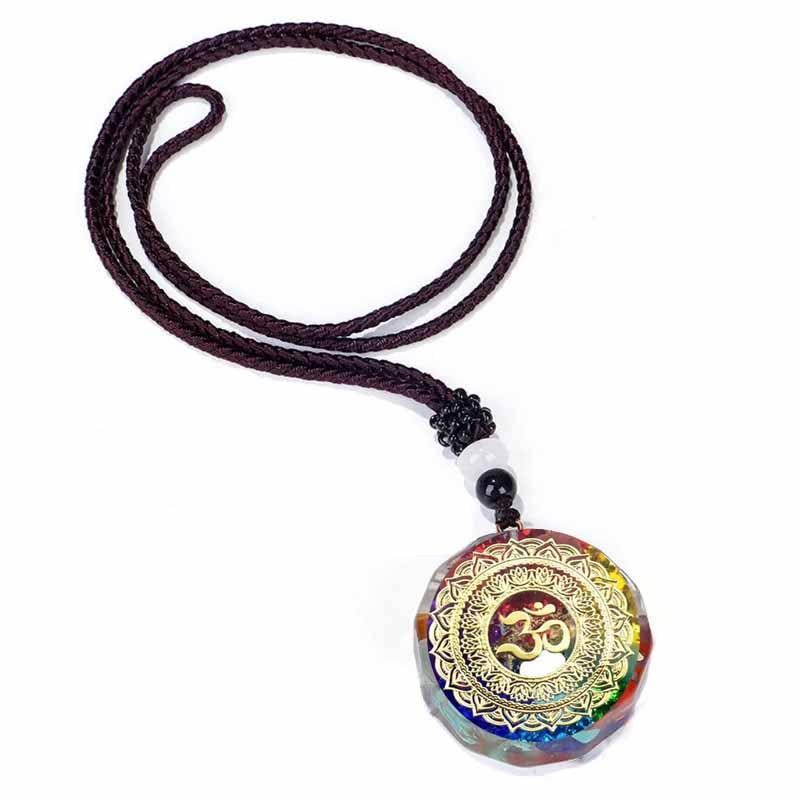 

Pendant Necklaces Orgone Necklace Metatron Cube Orgonite Energy 7 Chakras Reiki Healing EMF Protection Crystal