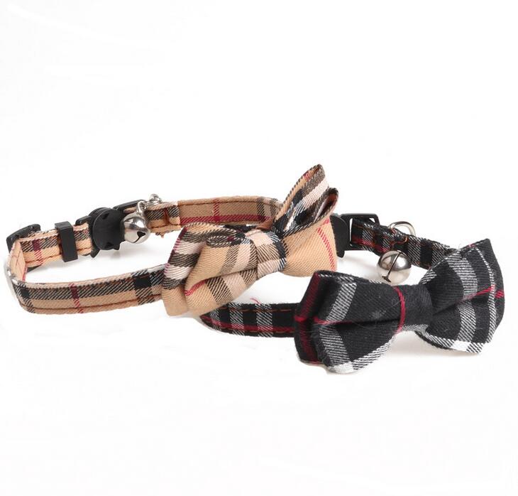 

Pet Cat Necklace Bow Tie With the bell Dog Adjustable Strap For Cat Collar Dogs Accessories Pet Dog Bow Tie Puppy Bowties Dog Supplies