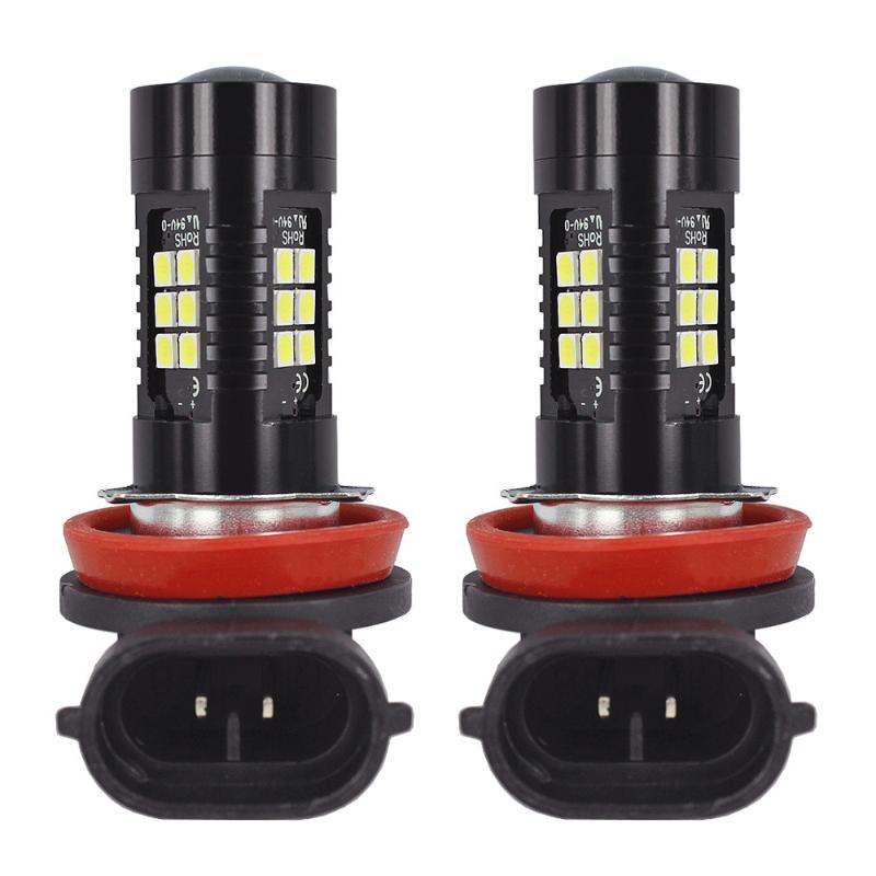 

Car Headlights 1 Pair Universal LED Light Headlight H8 H11 3030 SMD Fog Lamp Bulb 1200LM 6000K White Night Driving Accessories