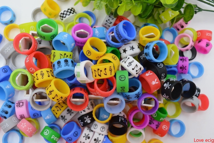 

Silicon band beauty ring Non-Slip Non-Skid 18mm diameter silicone vape band for mechanical mods rba rda atomizer decorative mech vapor mod