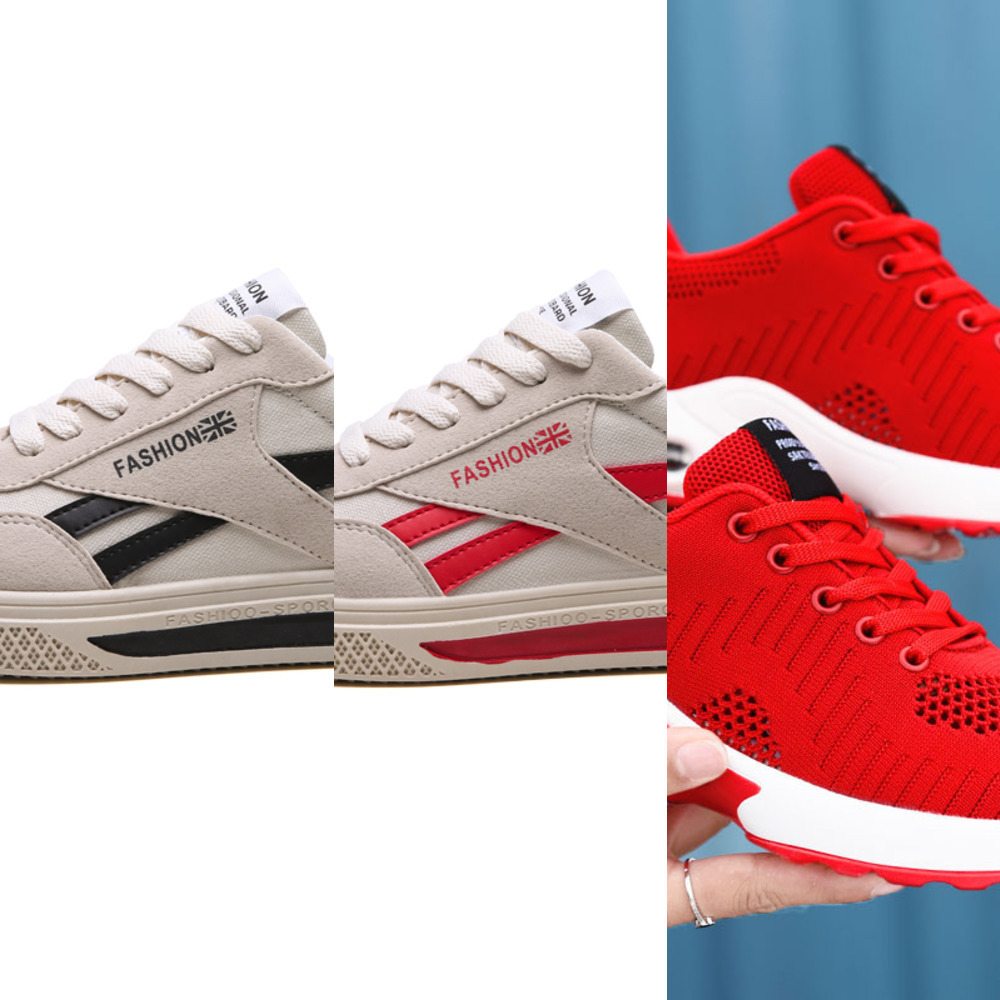 

KBTM 2021 men women running shoes platform trainers beige black grey triple white 334 outdoor sports sneakers size 39-44, Silver