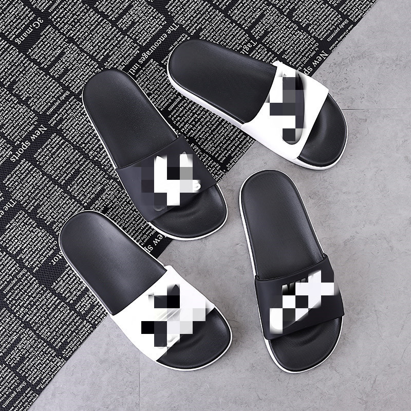 

Fashion New Brand Slippers for Men and Women to Wear Outdoor Antiskid Korean One Character Sandals, Nk black