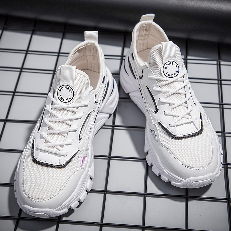 

Womens Men Trainer Size Running Shoes Gray Black Blue Red White Sunmmer Thick-Soled Wear-Resistant Runners Sneakers Code: 02-0895