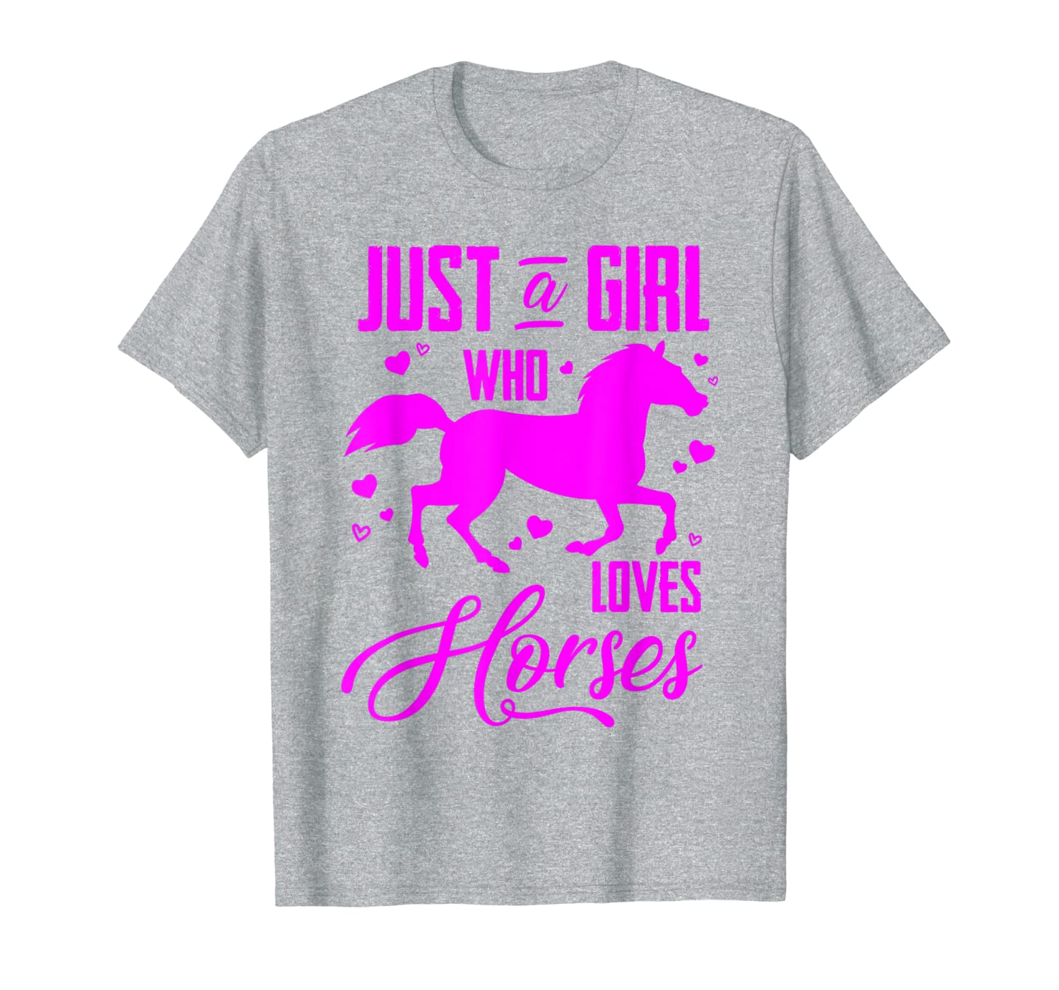 

just a girl who loves horses equestrian horse rider cowgirl t-shirt, White;black