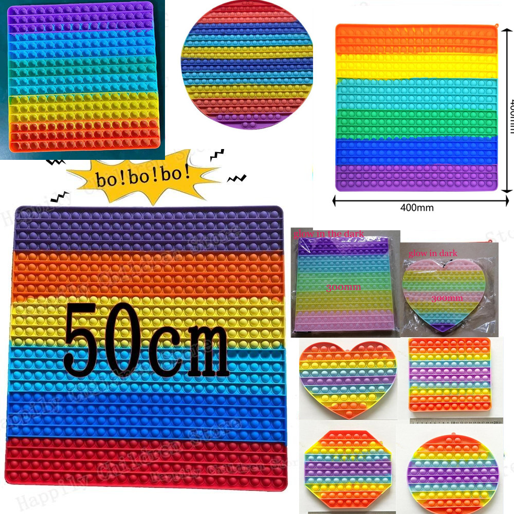 

Amazing!!! Fidget Toys 50cm 40 cm 30 cm 20 cm Super Big Size Push It Bubble Sensory Toy Autism Needs Dimple Educational Adult Child Funny Anti-stress Relief Gift