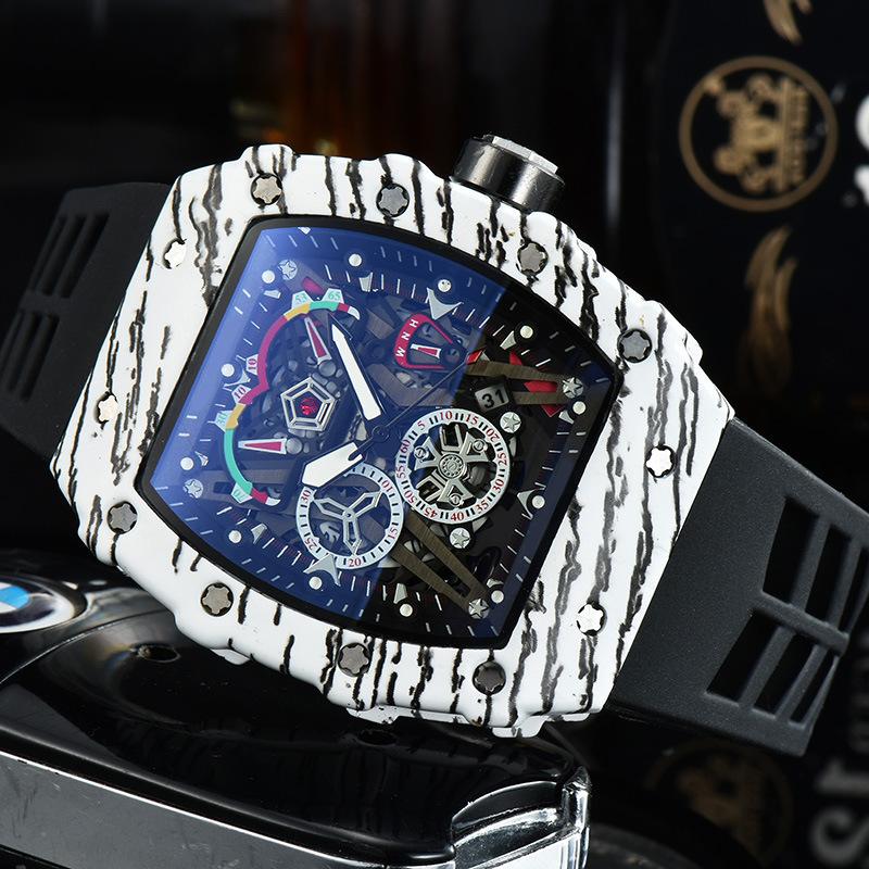 

Wristwatches Reloj Hombre 2021 Men Watches Fashion Mens Sports Silicone Quartz Watch Clock Relogio Masculino For Male, 15