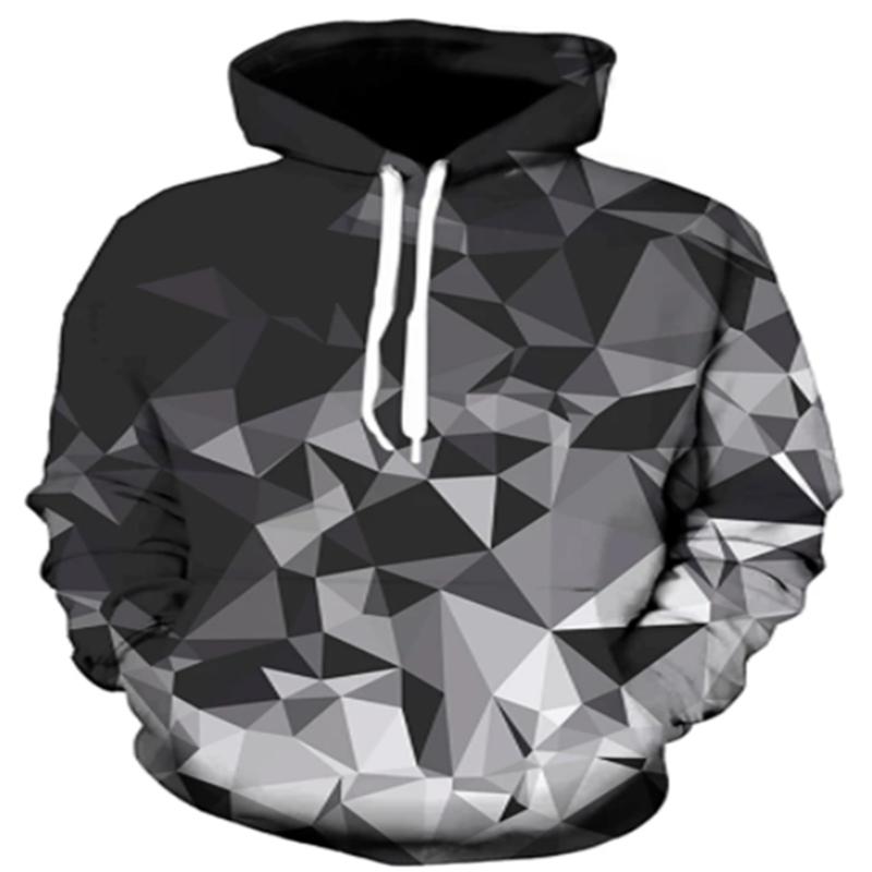 

Men's Hoodies & Sweatshirts Black Diamond 3D Hoodie Women's European Code Casual Sports Sweatshirt