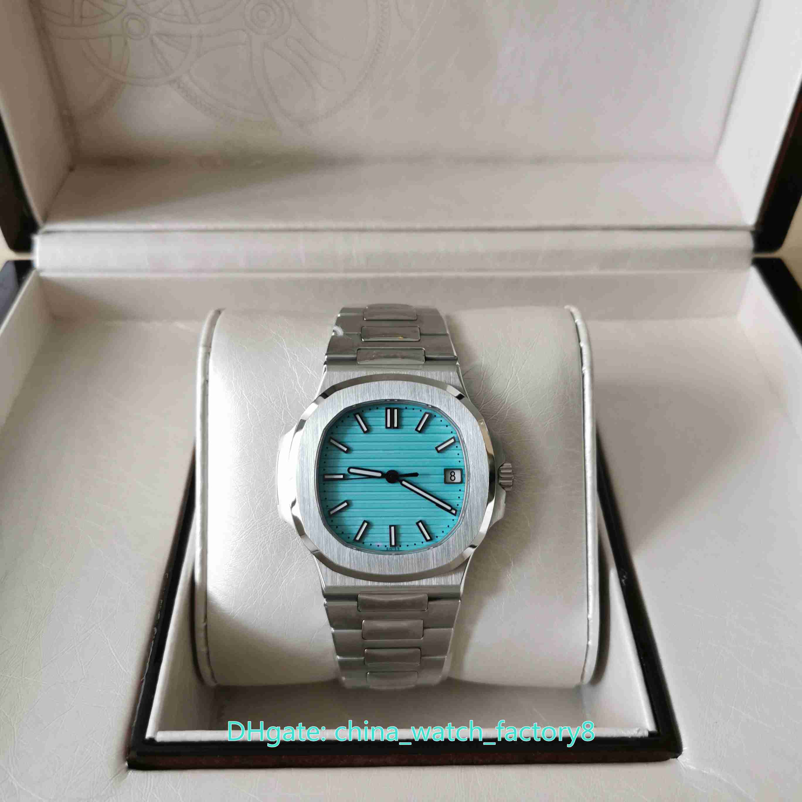 

With Box Papers 3K Factory Super Version Watches 40.5mm Nautilus 5711/1A-018 904 Steel CAL.324SC Movement Mechanical Automatic Mens Watch Men's Wristwatches, No box papers