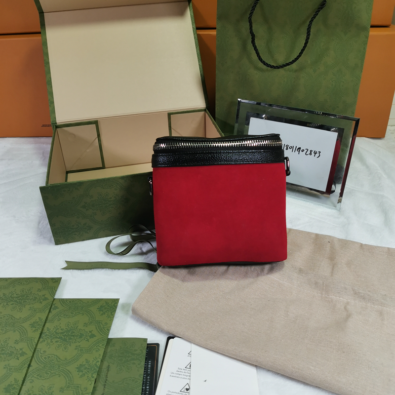 

Factory wholesale fashion handbag Cosmetic bag Leather Little bread High quality women's bags Multiple color options send box 8A, Free delivery box