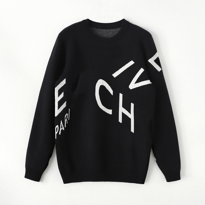 

2021 fw new arrival men's clothing paris designer sweaters letters long sleeve size -3xl #giv@#-1, White;black