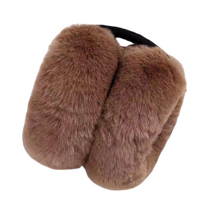 

Berets Earmuffs Winter Women Cute Warm Plush Ear Covers Protection Earmuff, White