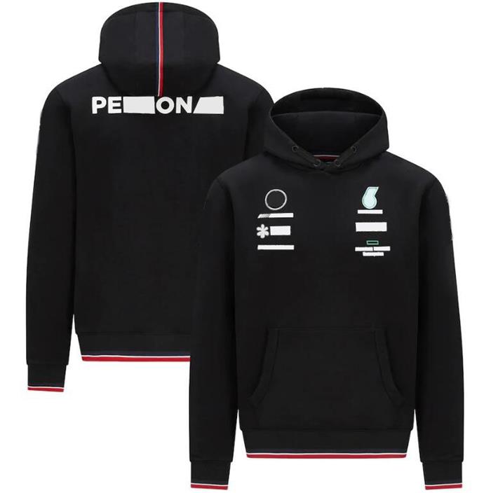 F1 racing half zipper sweatshirt men&#039;s pullover sweater hoodie can be customized-image-674177876