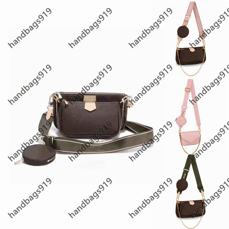 

Womens shoulder bags handbag new Fashion Bag handbags women messenger mini Mahjong Multi pochette accessoires 3pcs functional crossbody multiple colour, Extra cost ship nothing