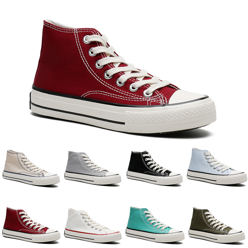 

Hotsale Casuals canvas shoes men women platform casual trainer outdoor mens womens fashion run sport sneaker color 36-44, #1