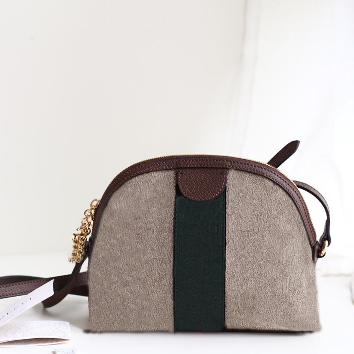 

Ophidia Shoulder Bags Designers Purse Shell Bag Women Crossbody Handbag, Beige