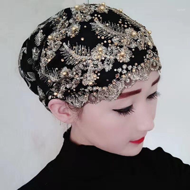 

Scarves 2021 Fashion Hijab Cap Party Wedding Rhinestone Shining Hijabs Lady Muslim Shawls Headwear Wrap, Blue;gray