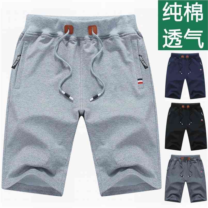 

five-point pants Summer leisure cotton shorts men's fashion sports s cross border large casual 210721, Dark blue