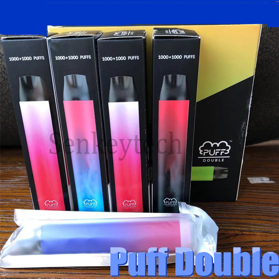

Puff Double 2 in 1 Switch Disposable Vape Pen Device 1000+1000 Puffs 900ml Battery 3.5ml+3.5ml Pod Vaporizer pk Puff XXL Masking Pro Electro