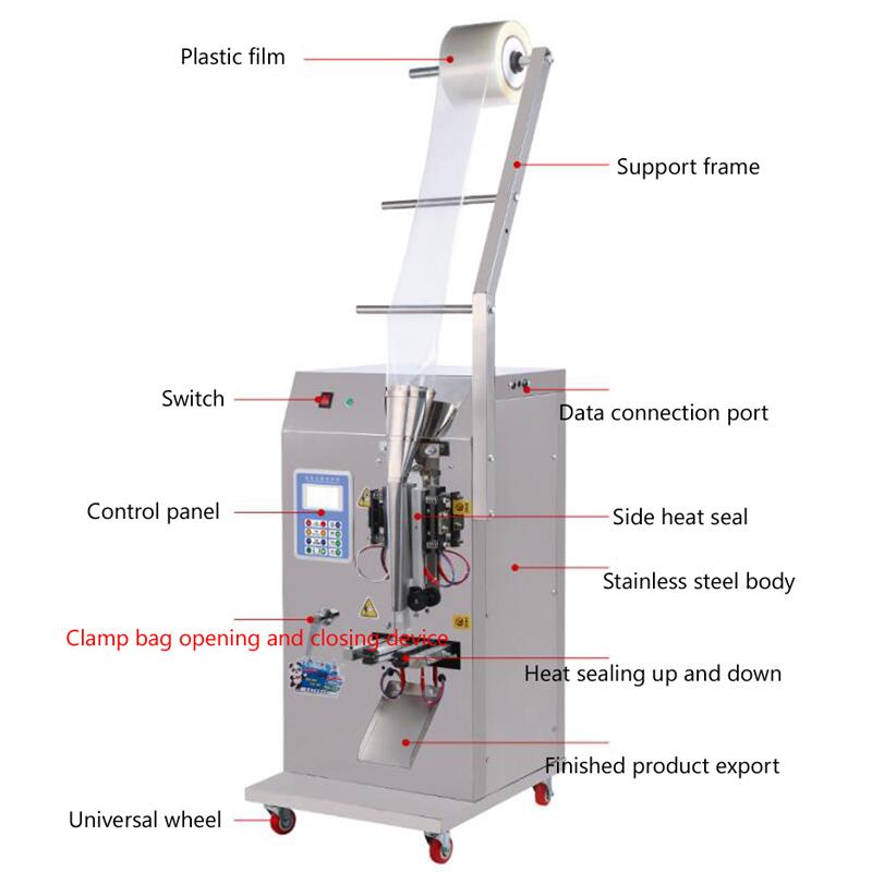 

Automatic Metering Liquid Packaging Machine Vinegar Milk Oil Multi Functional Filling Sealing Vacuum Food