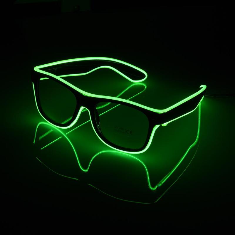 

Glasses Light Up Shades Flashing Luminous Rave Night Christmas Activities Wedding Birthday Party Decoration Led