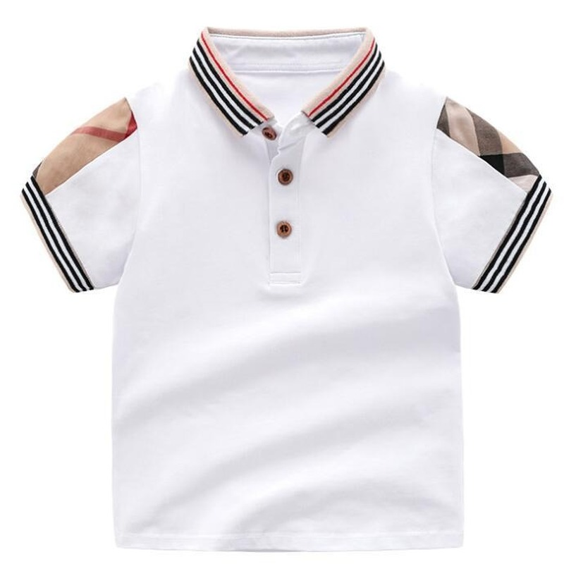 

Children's summer wear private white baby T-shirt children 2 to 6 years old of pure cotton female treasure whose top model, Blue