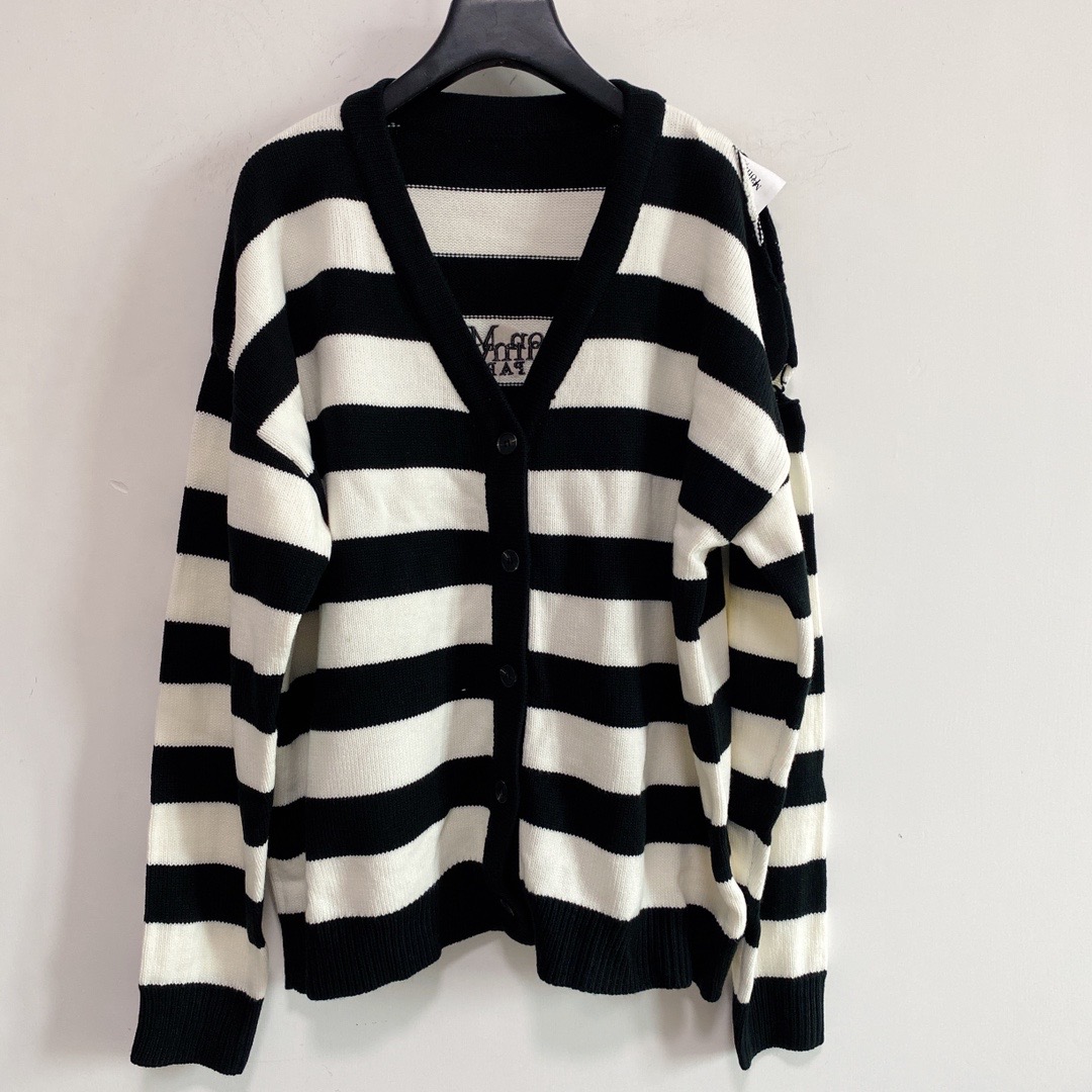 

Milan Runway Sweaters 2021 Autumn Long Sleeve V Neck Women' Sweaters High End Jacquard Cardigan Designer Sweater 0816-25, Picture color