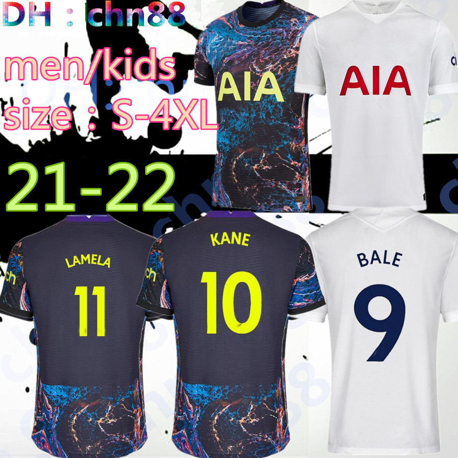 

size:S- Men + KIDS 21 22 KANE SON BERGWIJN NDOMBELE Soccer Jerseys 2021 2022 LUCAS DELE TOTTENHAM jersey Football kit shirt LO CELSO BALE