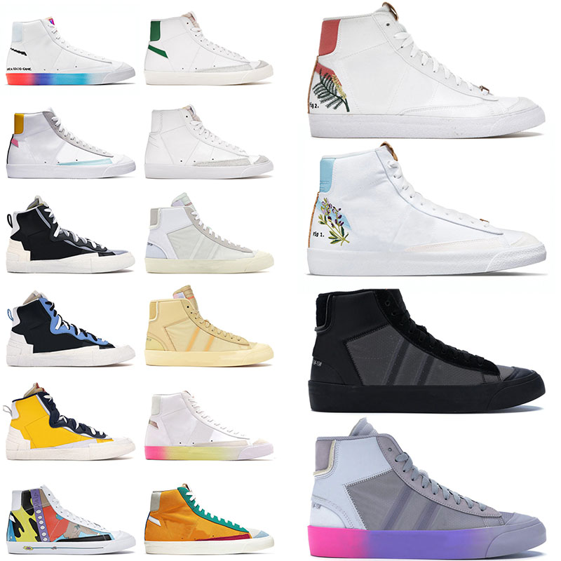 

Off Blazer Mid 77 Vintage Men Women Brand Casual Designer Shoes Catechu Indigo Pine Green Black White All Hallows Eve Grim Reaper Grey Mens Trainers Platform Sneakers, # offf white all hallows eve 36-45