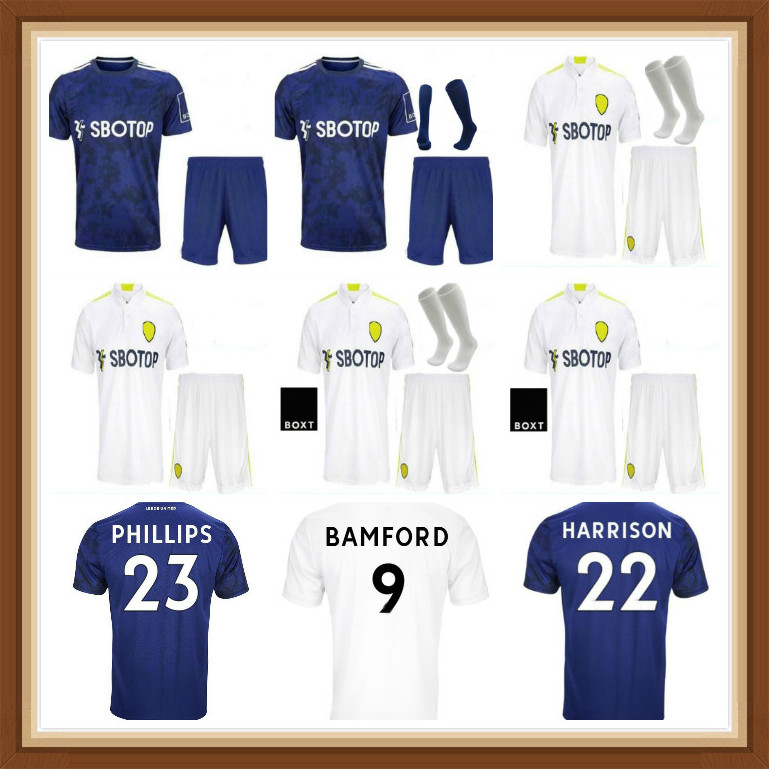 

21 22 Leeds soccer jerseys uniTed Fans player version 2021 T ROBERTS HARRISON HERNANDEZ COSTA BAMFORD ALIOSKI CLARKE 2022 Men kit AWAY shirt goalkeeper uniforms, Blue