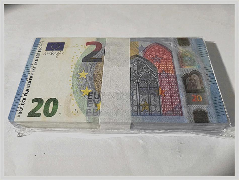 

Prop Euro 20 Party Supplies fake money Movie money billets play Collection and Gifts home decoration game token faux billet euros3310Z