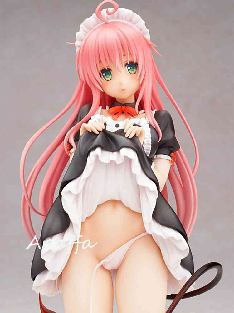

18CM Anime Alter TO LOVE RU DARKNLALA Satalin Deviluke Maid Ver. PVC Action Figure Toys Anime Sexy Girl Figure Model Toy X0522
